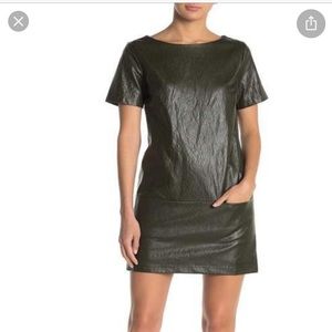 FRNCH faux leather dress